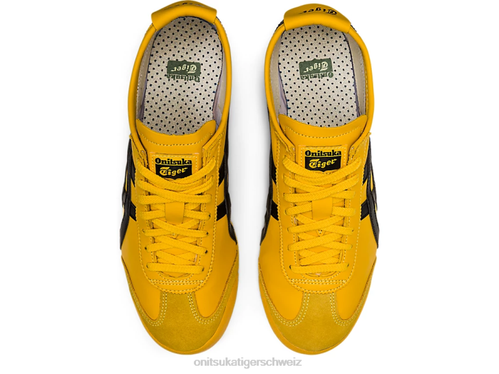Onitsuka Tiger Mexiko 66 unisex Gelb Schwarz 8X8843 Schuhe