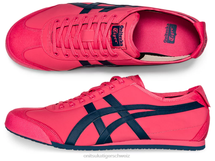 Onitsuka Tiger Mexiko 66 unisex Rosa Cameo/Makoblau 8X88228 Schuhe