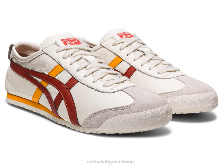 Onitsuka Tiger Mexiko 66 unisex Sahne-/Gewürz-Latte 8X88261 Schuhe