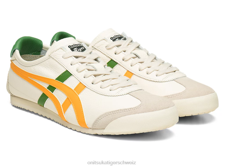 Onitsuka Tiger Mexiko 66 unisex Sahne/Zitrusfrucht 8X88132 Schuhe