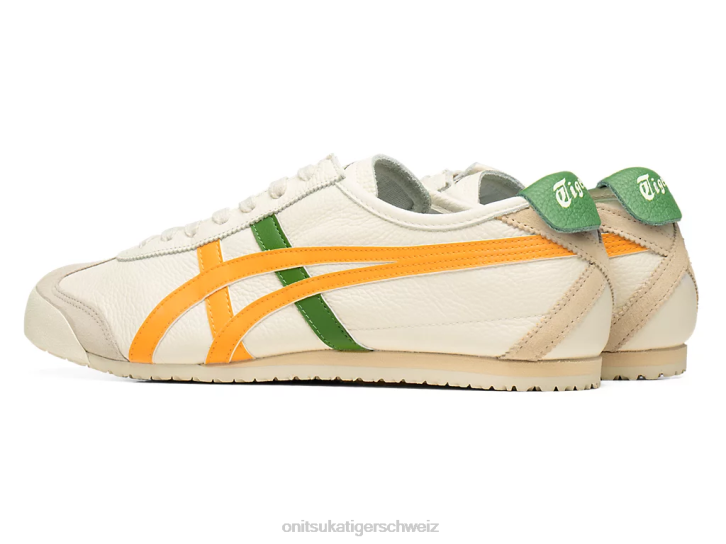 Onitsuka Tiger Mexiko 66 unisex Sahne/Zitrusfrucht 8X88132 Schuhe