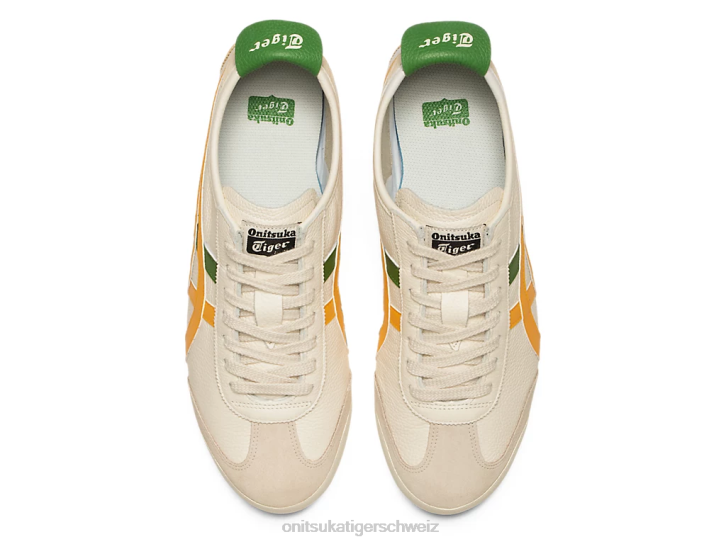 Onitsuka Tiger Mexiko 66 unisex Sahne/Zitrusfrucht 8X88132 Schuhe
