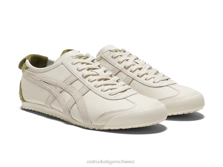 Onitsuka Tiger Mexiko 66 unisex creme/bronzegrün 8X8866 Schuhe