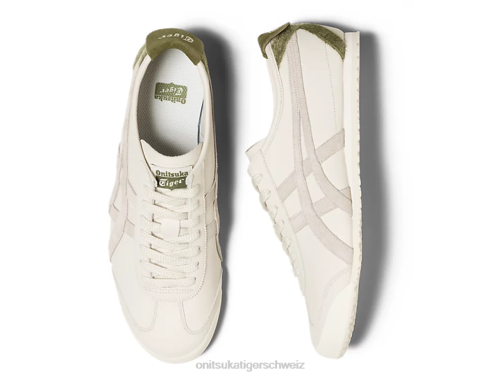 Onitsuka Tiger Mexiko 66 unisex creme/bronzegrün 8X8866 Schuhe
