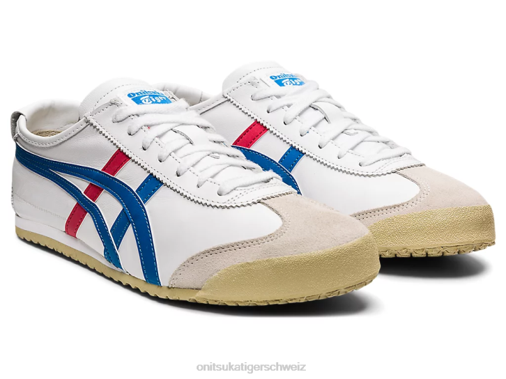 Onitsuka Tiger Mexiko 66 unisex weiß Blau 8X88365 Schuhe