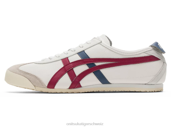 Onitsuka Tiger Mexiko 66 unisex weiße/getrocknete Beere 8X88131 Schuhe