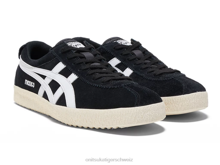 Onitsuka Tiger Mexiko-Delegation unisex Schwarz-Weiss 8X8849 Schuhe