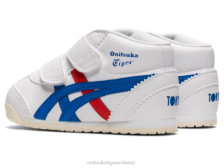 Onitsuka Tiger Mexiko Mittelläufer ts Kinder weiß/directoireblau 8X88658 Schuhe