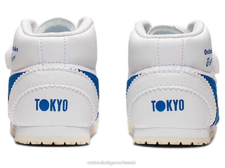 Onitsuka Tiger Mexiko Mittelläufer ts Kinder weiß/directoireblau 8X88658 Schuhe