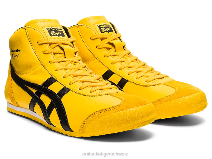 Onitsuka Tiger Mexiko Mittelläufer unisex Tai Chi gelb/schwarz 8X88276 Schuhe