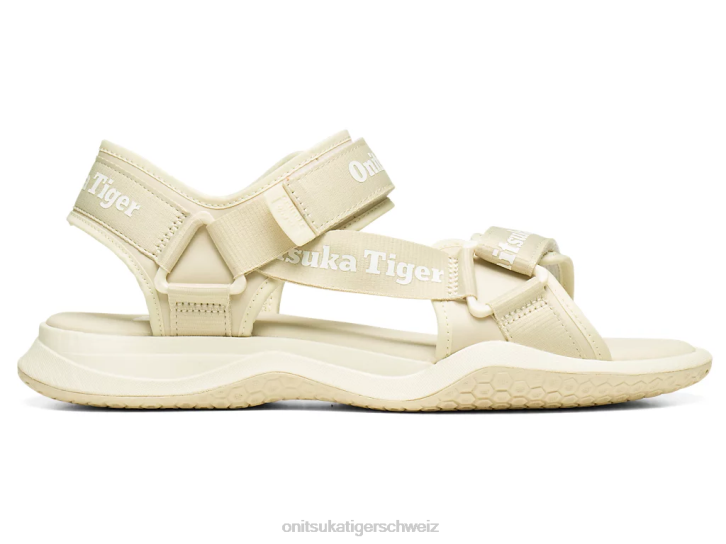 Onitsuka Tiger Ohbori-Riemen unisex Haferflocken/weiß 8X88113 Schuhe