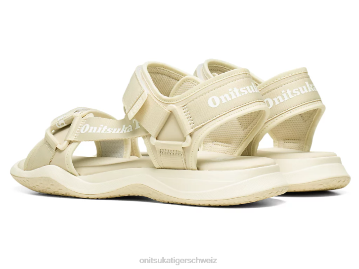 Onitsuka Tiger Ohbori-Riemen unisex Haferflocken/weiß 8X88113 Schuhe