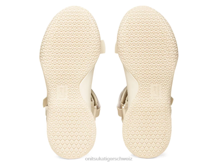 Onitsuka Tiger Ohbori-Riemen unisex Haferflocken/weiß 8X88113 Schuhe