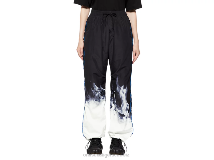 Onitsuka Tiger P-Trainingshose Männer Schwarz Blau 8X88459 Kleidung