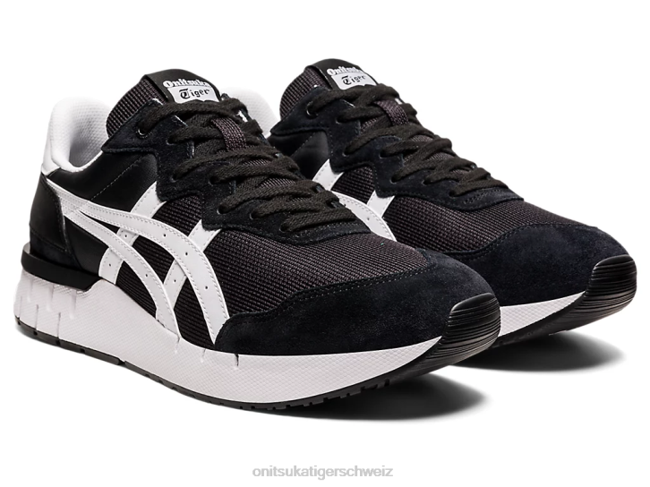 Onitsuka Tiger Rebilac-Läufer unisex Schwarz-Weiss 8X88245 Schuhe