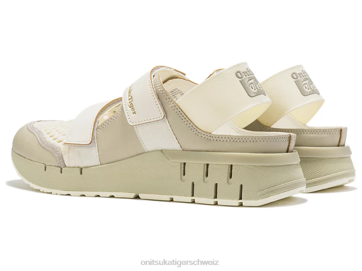Onitsuka Tiger Rebilac-Sandale unisex Creme/Spachtelmasse 8X88115 Schuhe
