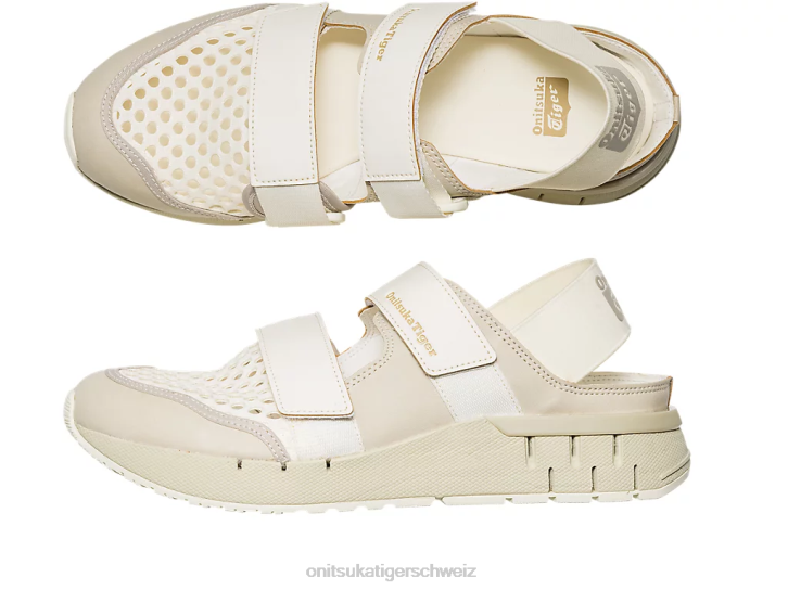 Onitsuka Tiger Rebilac-Sandale unisex Creme/Spachtelmasse 8X88115 Schuhe