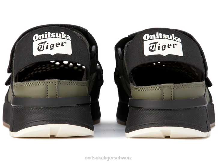Onitsuka Tiger Rebilac-Sandale unisex Mantel grün 8X88100 Schuhe