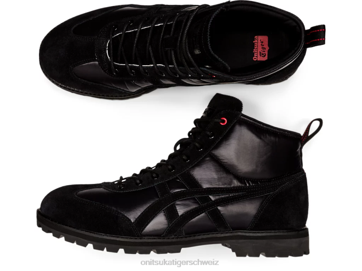 Onitsuka Tiger Rinkan-Stiefel unisex Schwarz 8X8856 Schuhe