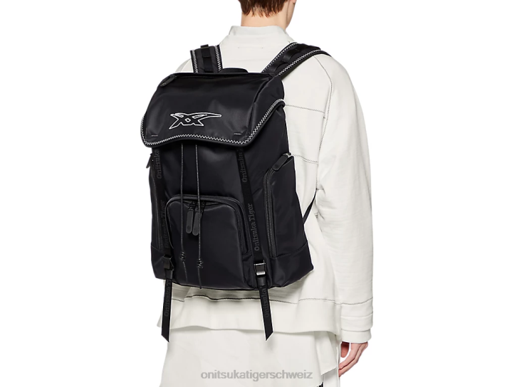 Onitsuka Tiger Rucksack unisex Schwarz 8X88510 Zubehör