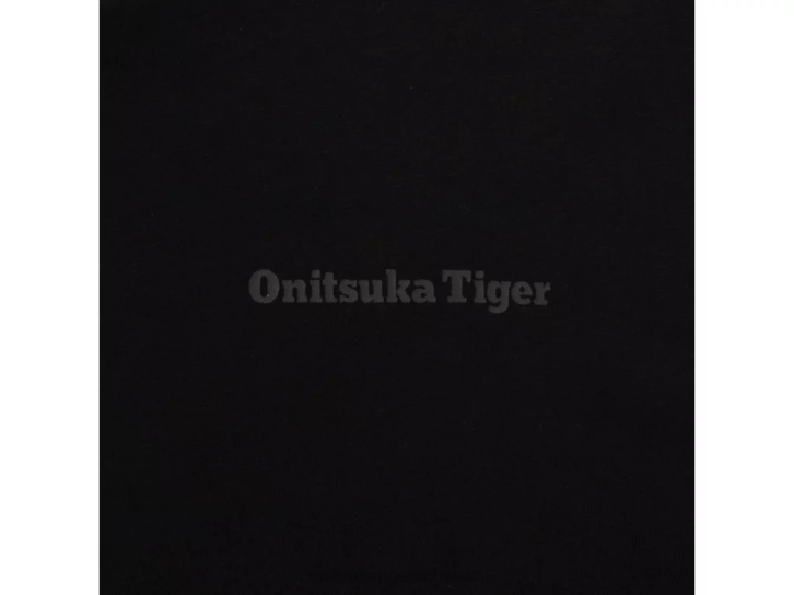 Onitsuka Tiger SS-Grafik-T-Shirt Männer schwarz/cremeweiß 8X88454 Kleidung
