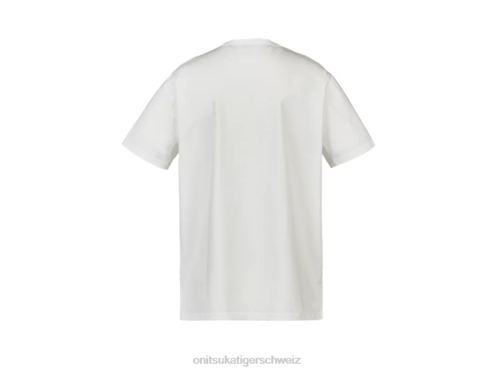 Onitsuka Tiger SS-T-Shirt Männer Weiß 8X88382 Kleidung