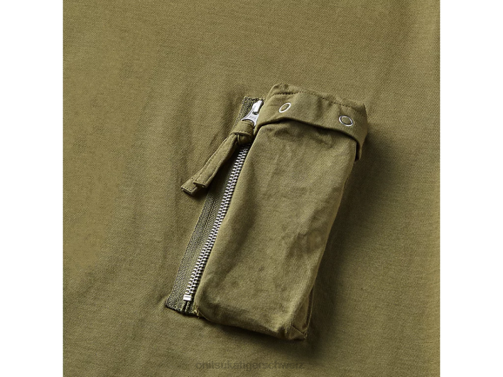 Onitsuka Tiger SS-T-Shirt Männer khaki 8X88374 Kleidung