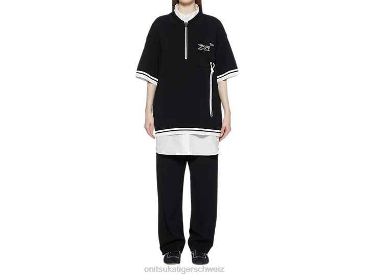 Onitsuka Tiger SS oben unisex Schwarz 8X88410 Kleidung