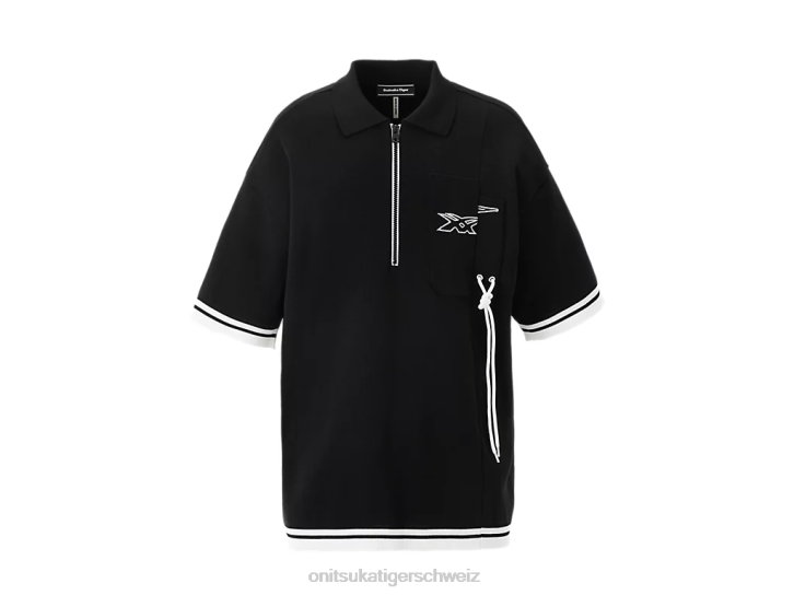 Onitsuka Tiger SS oben unisex Schwarz 8X88410 Kleidung