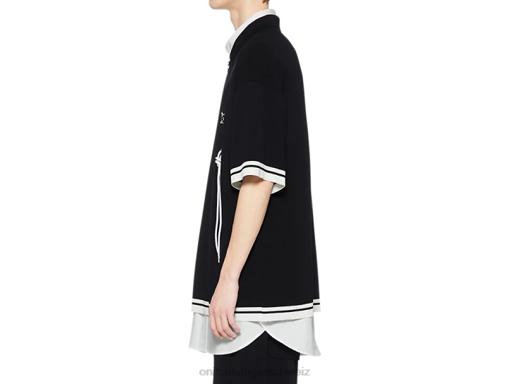 Onitsuka Tiger SS oben unisex Schwarz 8X88410 Kleidung