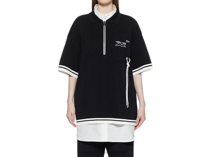 Onitsuka Tiger SS oben unisex Schwarz 8X88410 Kleidung