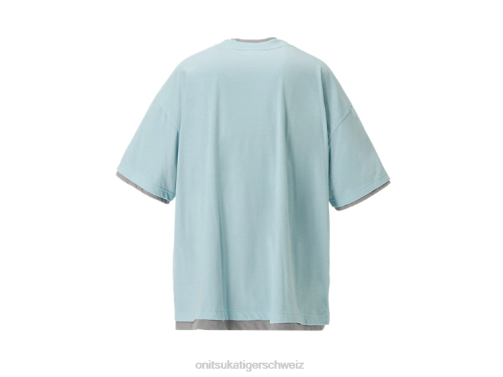 Onitsuka Tiger SS oben unisex hellblau/grau 8X88411 Kleidung