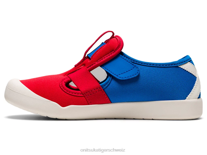Onitsuka Tiger Sandale Mexico 66 Kinder klassisches Rot/Directoire-Blau 8X88642 Schuhe