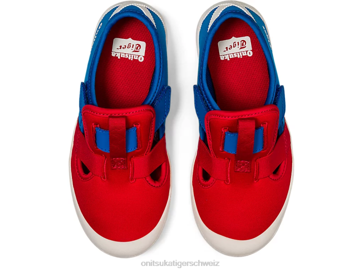 Onitsuka Tiger Sandale Mexico 66 Kinder klassisches Rot/Directoire-Blau 8X88642 Schuhe