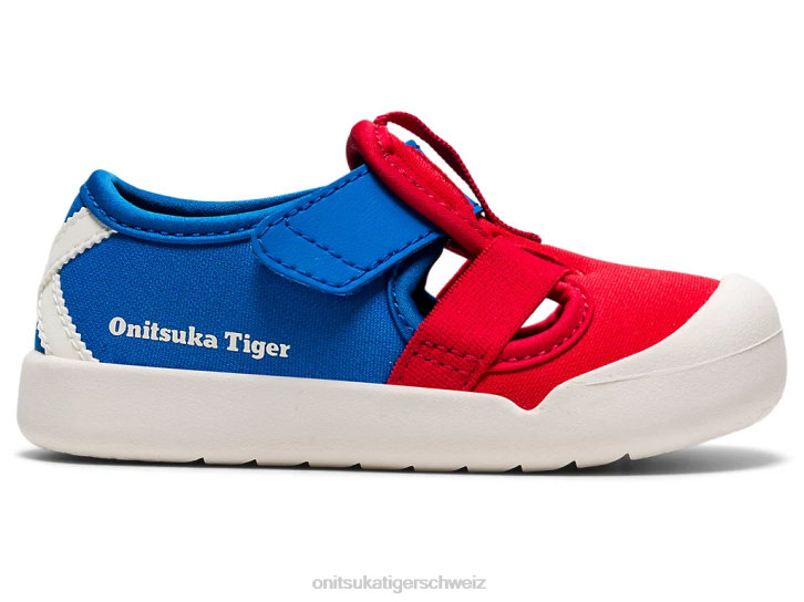 Onitsuka Tiger Sandale Mexico 66 Kinder klassisches Rot/Directoire-Blau 8X88657 Schuhe