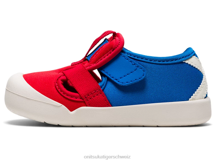 Onitsuka Tiger Sandale Mexico 66 Kinder klassisches Rot/Directoire-Blau 8X88657 Schuhe