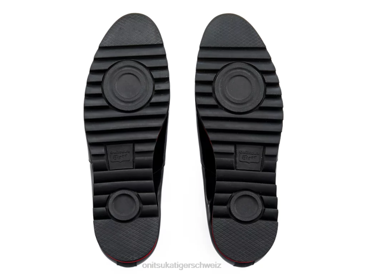 Onitsuka Tiger Schnürschuh Frauen Schwarz/klassisches Rot 8X88555 Schuhe