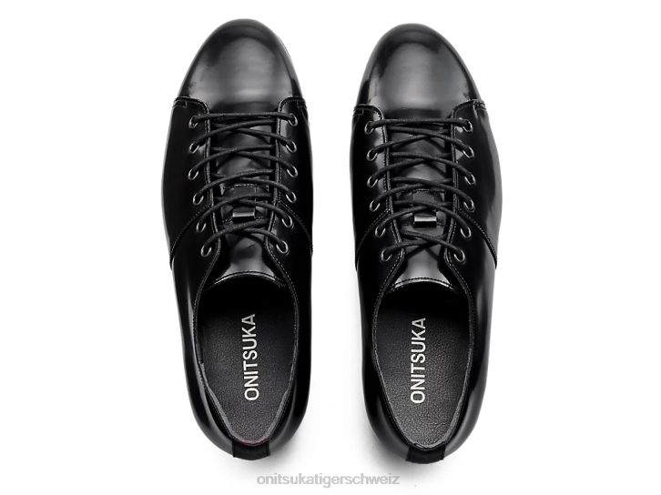 Onitsuka Tiger Schnürschuh Frauen Schwarz/klassisches Rot 8X88555 Schuhe