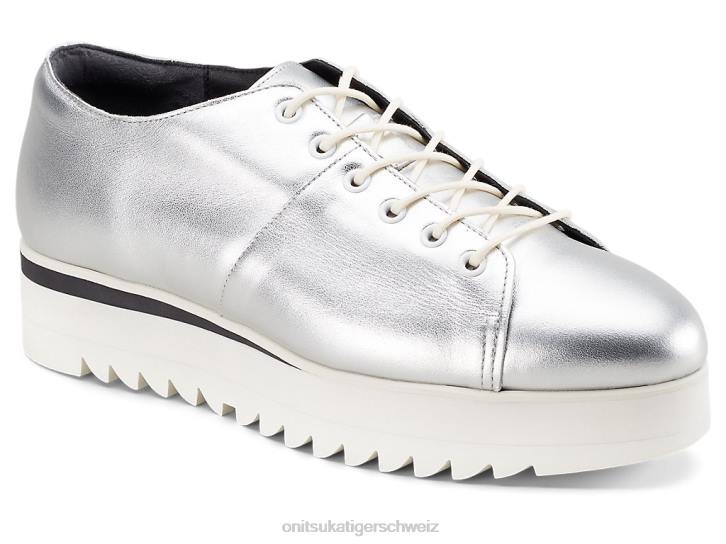 Onitsuka Tiger Schnürschuh Frauen Silber 8X88559 Schuhe