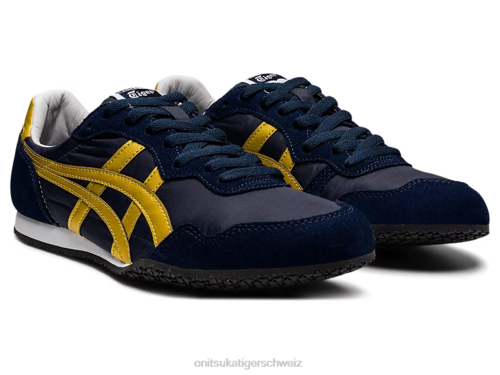 Onitsuka Tiger Serrano unisex Mitternacht/reines Gold 8X88323 Schuhe