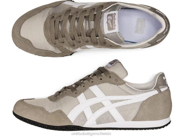 Onitsuka Tiger Serrano unisex austerngrau/weiß 8X88195 Schuhe