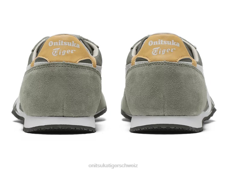 Onitsuka Tiger Serrano unisex gebranntes Oliv/Weiß 8X8876 Schuhe