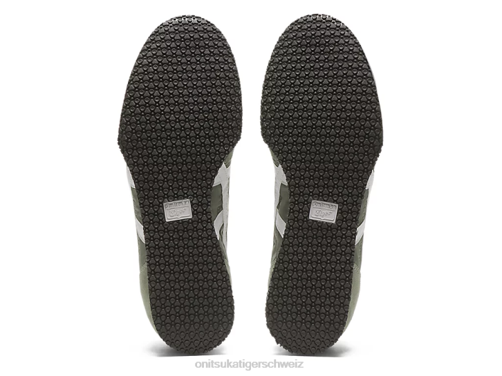 Onitsuka Tiger Serrano unisex gebranntes Oliv/Weiß 8X8876 Schuhe