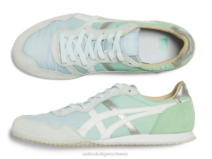 Onitsuka Tiger Serrano unisex sanfter Himmel/Weiß 8X8837 Schuhe