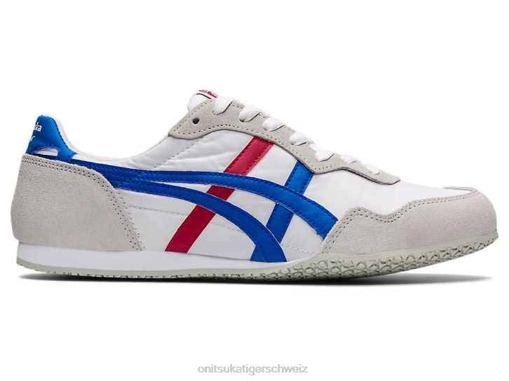 Onitsuka Tiger Serrano unisex weiß/directoireblau 8X88322 Schuhe