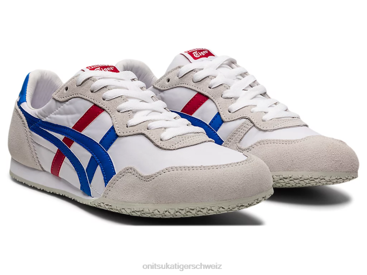 Onitsuka Tiger Serrano unisex weiß/directoireblau 8X88322 Schuhe