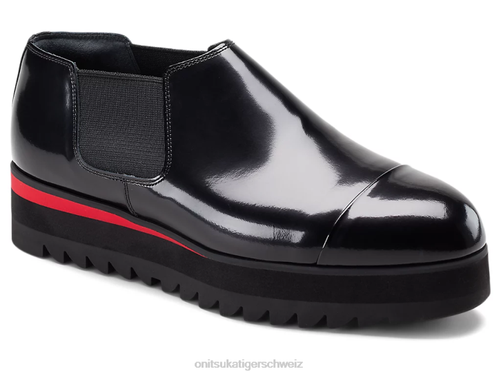 Onitsuka Tiger Side Gore Boot lo Frauen Schwarz/klassisches Rot 8X88557 Schuhe