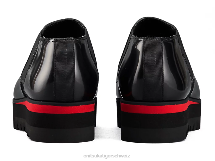 Onitsuka Tiger Side Gore Boot lo Frauen Schwarz/klassisches Rot 8X88557 Schuhe