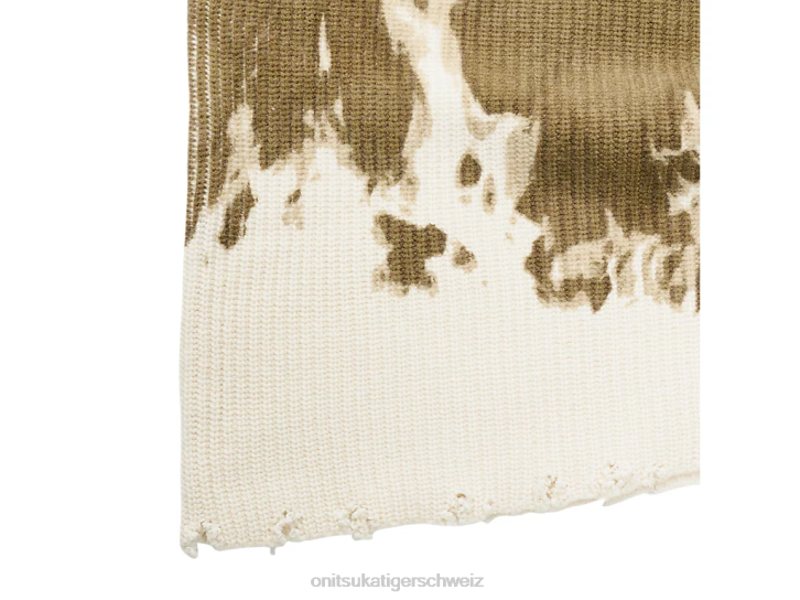 Onitsuka Tiger Strickoberteil Männer Khaki/Weiß 8X88428 Kleidung