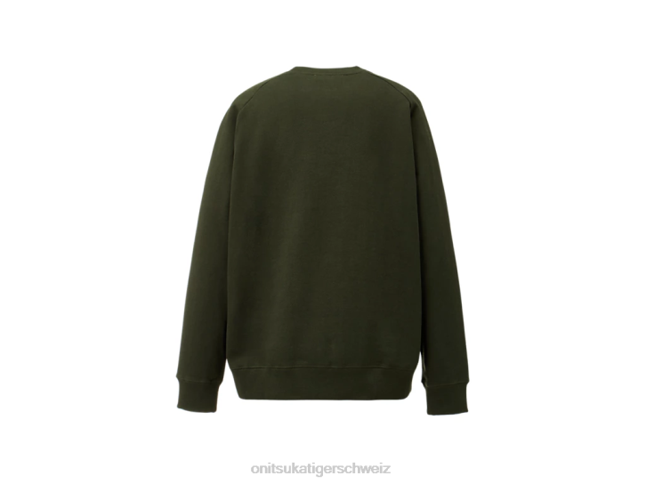 Onitsuka Tiger Sweat-Top Männer khaki 8X88450 Kleidung